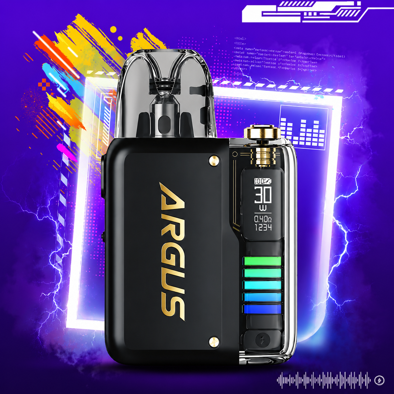 POD система VooPoo Argus P2 - Matte Black
