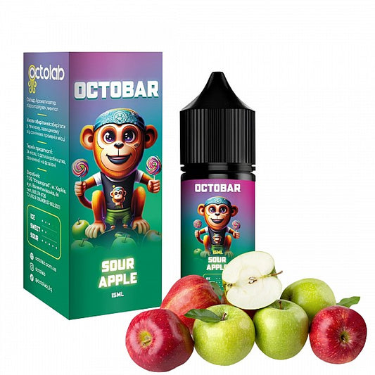 Ароматизатор Octobar NFT - Sour Apple 15ml