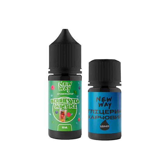 Ароматизатор NewWay Ice - Berries Tea Mint Ice 12мл
