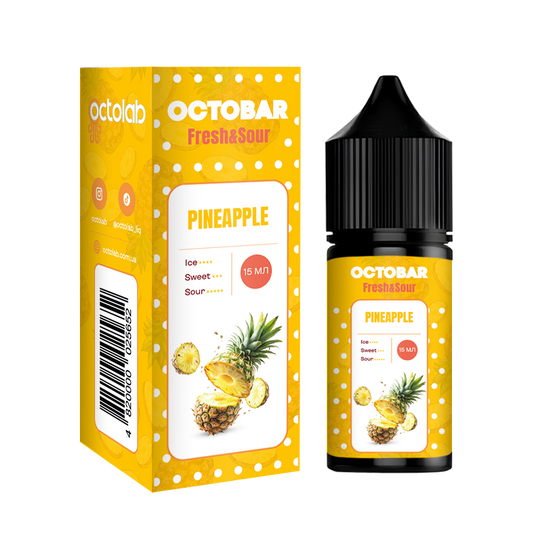 Ароматизатор Octobar Fresh & Sour - Pineapple 15мл
