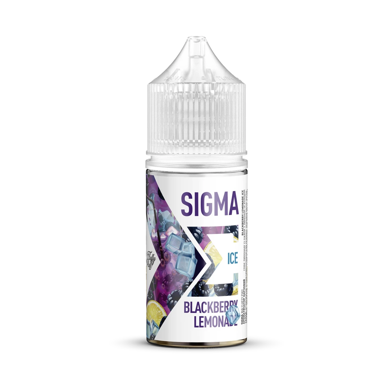 Ароматизатор Fluffy Puff SIGMA - Blackberry Lemonade Ice 12мл