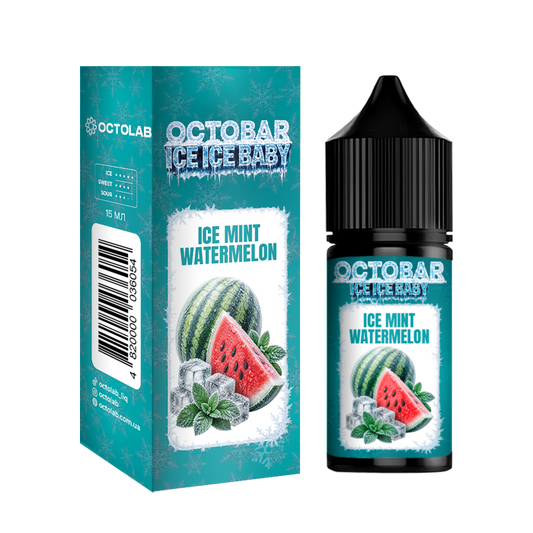 Ароматизатор Octobar Ice Ice Baby 15ml Ice Mint Watermelon