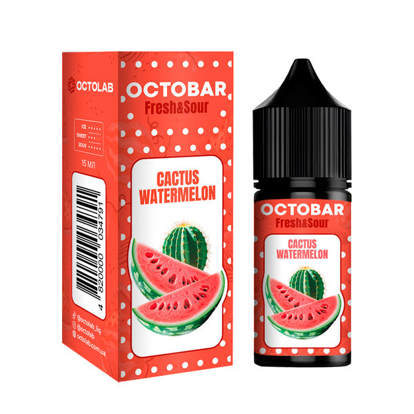 Ароматизатор Octobar Fresh & Sour - Cactus Watermelon 15мл