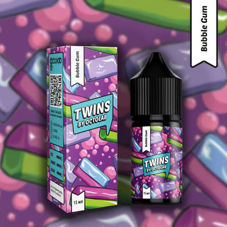 Ароматизатор Twins - Bubble Gum 15мл