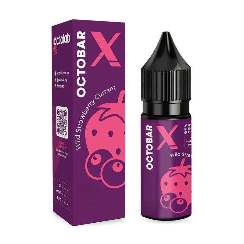 Ароматизатор Octobar X - Wild Strawberry Currant 15мл